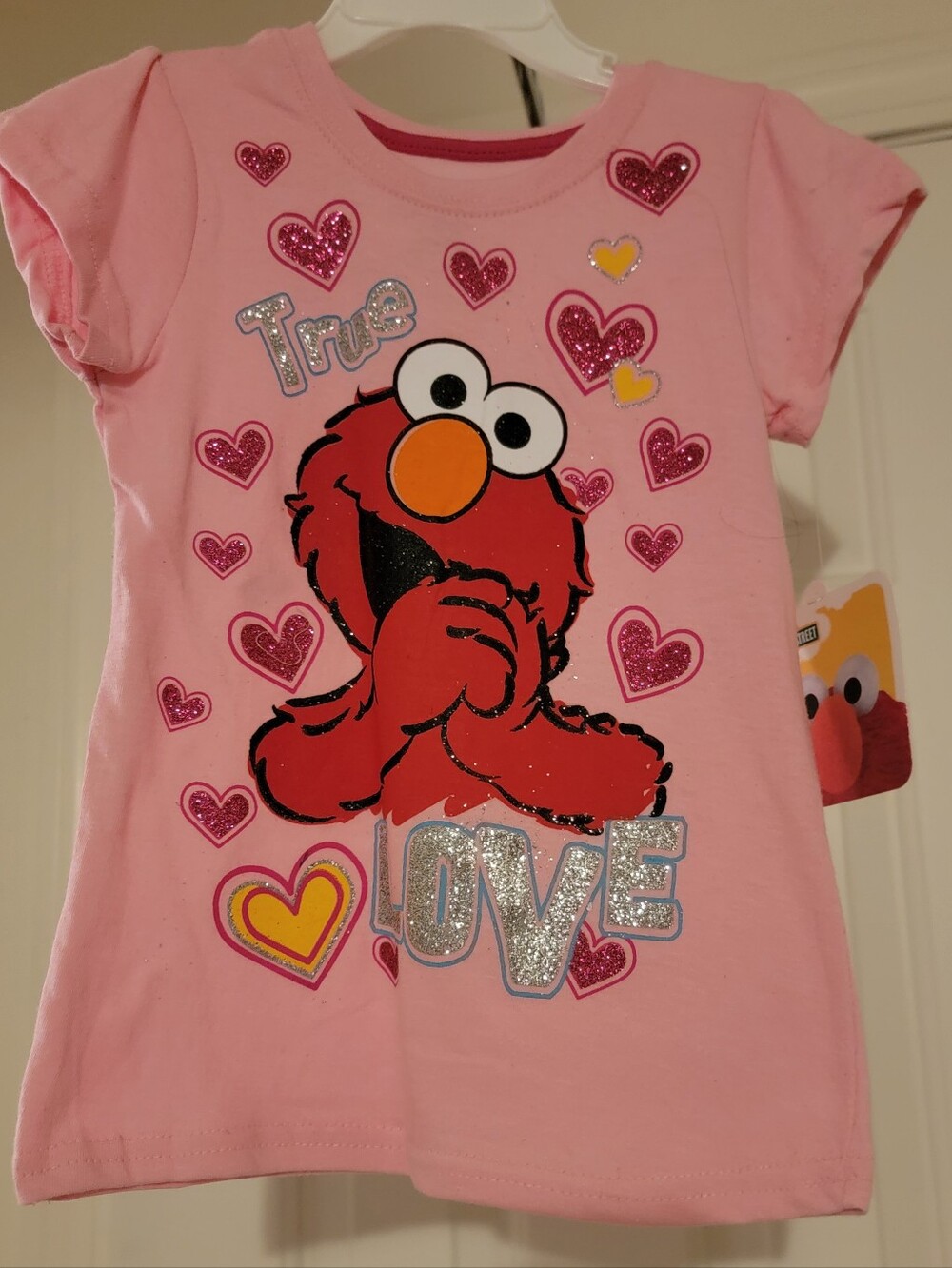 ELMO Sesame Street Pink Tee